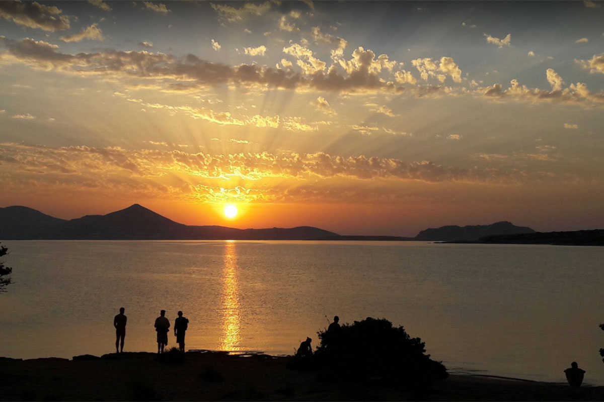 Sunset cruises at Naoussa Paros