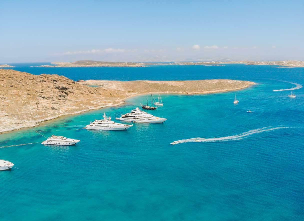 Boating in Paros, best beaches to swim